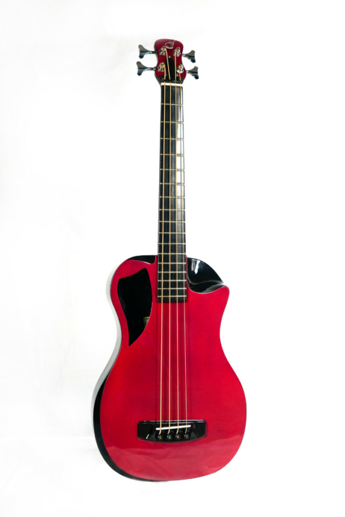 Carbon Fiber Candy Apple Red Top Travel Bass OB660R2 Journey