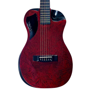 HOLIDAY SPECIAL! Velvet Ice Gloss Carbon Travel Guitar- OF660RI